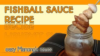 FISHBALL SAUCE RECIPE MERYENDANG PINOY RECIPE PATOK NA NEGOSYO 2022 NEGOSYONG PATOK 2022 PANG NEGOSY