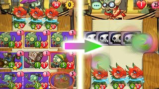 Can AI solve this puzzle? - Plants vs Zombies Heroes Daily Challenge Puzzle Party 1/11/2023