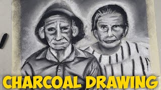 Drawing Charcoal Portrait