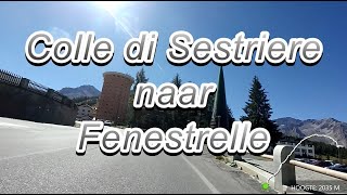 Colle di Sestriere naar Fenestrelle Honda CRF 1000 ATAS