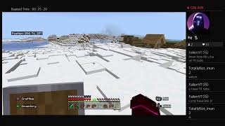 Playing minecraft bedrock Totally chaos SMP realm