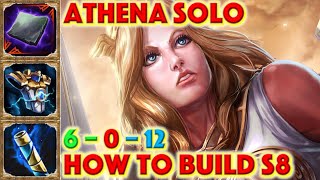 SMITE HOW TO BUILD ATHENA - Athena Solo Build Season 8 Conquest + How To + Guide + Gameplay 2021