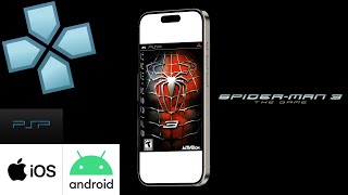 Spider-Man 3 - PSP Emulator - iPhone Pro Max - 4K Mobile iOS Android - PPSSPP - PlayStation Portable