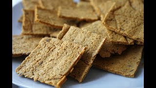 Green Pea Crackers - Gluten Free, Dairy Free, Egg Free (Vegan)