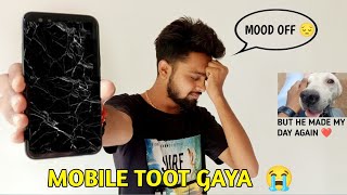 MOBILE TOOT GAYA 😭 MOOD OFF HO GAYA | BUT THESE DOGS MADE MY DAY ❤️🥰 | VLOGS