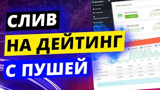 АРБИТРАЖ ТРАФИКА с Push-уведомлений! Как новичку начать с 20$ лить на дейтинг партнерки! ЭКСПЕРИМЕНТ