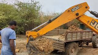 JCB ploughing | JCB digging soil for pillers | new house construction@VwithNature