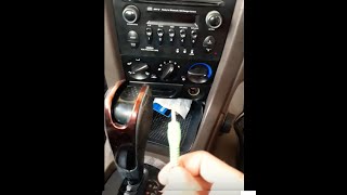 How to install a AUX cable in a stock radio proton waja