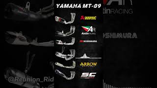 Different Exhausts On MT-09 | #yamaha #mt09 #exhaust #exhaustsound