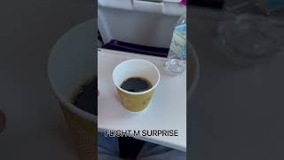 Flight m mila surprise 😋 #minivlog #ashortaday #trending #viralshorts #tranding #flight