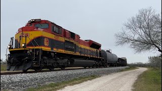 KCSM 4081 SD70ACE w/ Nice K5LLA & Rear DPU Leads Manifest