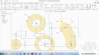 Practice # M-Q2A: Arc drawing and manipulation using PTC Creo Parametric