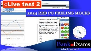 RRB PO Prelims Live Test 2 Mock Adda|Share your score in comment