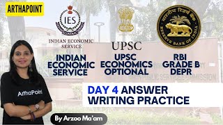 Answer Writing Practice | Indian Economic Service PAST Years | IES Economics PYQ Solutions | IAS Eco