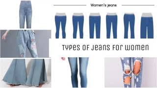 17 different types of jeans for women with names| types of jeans that every girl must have| denims