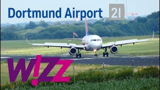 Beautiful Wizz Air A320 Landing @ Dortmund Airport