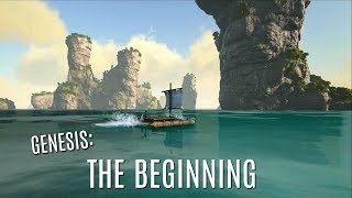 BEGINNING THE GENESIS SIMULATION - 6 Man PVP - ARK Survival