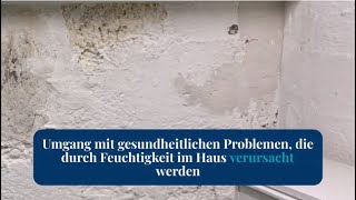 Umgang mit gesundheitlichen problemen, die durch feuchtigkeit in der wohnung verursacht werden