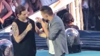 One Direction - Louis saying he's 1/16 Belgian (Brussels, Belgium) HD