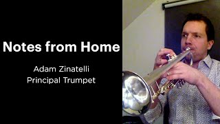 Notes from Home: Adam Zinatelli | Principal Trumpet