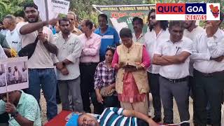 A YOUNG YOUTH SPEAKS HIS HEART OUT AT SANCOALE, PREMANAND NAIK HUNGER STRIKE