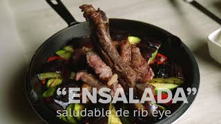 Ensalada "Saludable" con Rib Eye