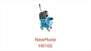 Уборочное ведро на колесиках NewMade H0105 с отжимом