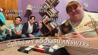 Guess my bookish answers challenge📖 || do people actually listen when I talk about books📚