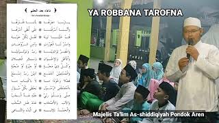 YA ROBBAN TAROFNA