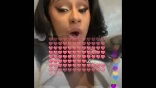 Cardi b on IG live clear up some stuff....Most watched