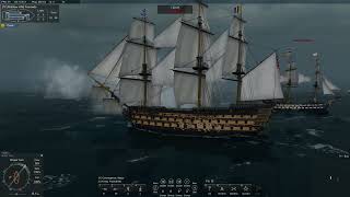 1st Rate vs. 2nd Rate: HMS Victory vs. St. Pavel 1v1 Match in Naval Action PvE Server!!!