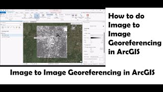 How to do Image to Image Geo-referencing in ArcGIS | Georeference an image in Arcmap