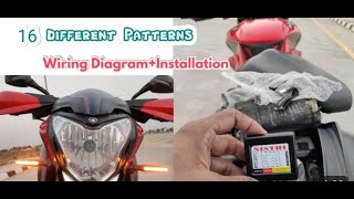 Ns125 Modified |Install Led Indicator In #ns125bs6 #bikestickers