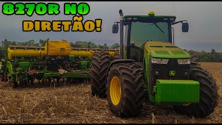 JD 8270R PLANTANDO SOJA NO DIRETÃO 🇧🇷 😱💚🌱!!