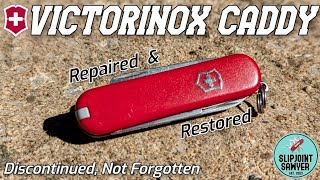 Victorinox Caddy Swiss Army Knife 0.6245 (53711) - A Discontinued SAK Repaired & Restored