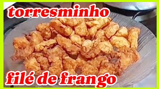 Como fazer torresmo de filé de frango(PETISCO CROCANTE)!