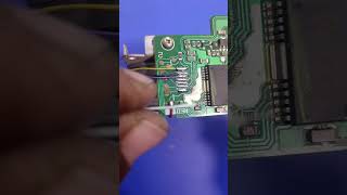 how to solder wires into circuit #electronics #soldering