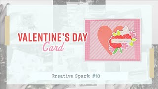 Valentine’s Day card - Valentines - CREATIVE SPARK # 18 -  #susannahwazlawik #valentinescard