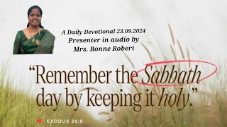 TRIUMPHANT TRUTH (23.09.2024) The Sabbath - Remembering the Day