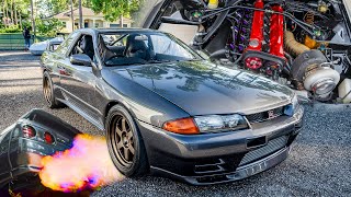 BADDEST R32 GTR in the USA GETS EVEN FASTER! 1300HP Street Pulls and Dyno