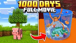 I Survived 1000 Days in Minecraft Hardcore [FULL MOVIE]