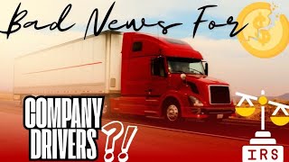 *BREAKING NEWS* ‼️ BAD NEWS FOR COMPANY DRIVERS❓️❗️ PER DIEM NEWS ❗️