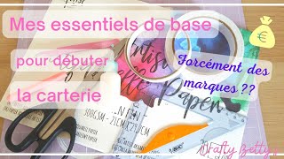 Mon matériel essentiel pour DÉBUTER la carterie (craft, scrap, carte, matériel nécessaire, action)