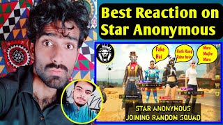 Best Reaction on Star Anonymous Joining Random Squad | Best Video of Star Anonymous | Jam Rafiq