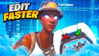 How To Edit FASTER On Controller! (Easy Fortnite Tips & Tricks Tutorial for Beginners)