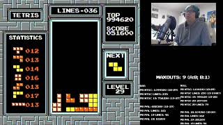 [NTSC] NES Tetris | 51 Lines 29 Start (Former Video Lines PB)