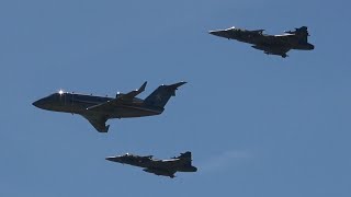 4Kᵁᴴᴰ Czech Air Force 100th Anniversary Flypast with 20 Aircraft @ NATO Days Ostrava Airport, LKMT