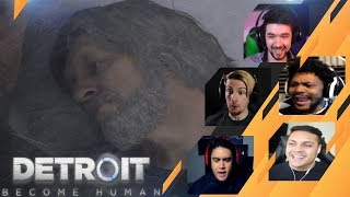 Gamers Reactions to CONNOR SLAPPING HANK | Detroit: Become Human