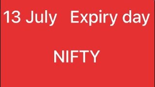 Nifty analysis video for tomorrow | 13 july expiry day nifty analysis #nifty #ytshorts #viralshort