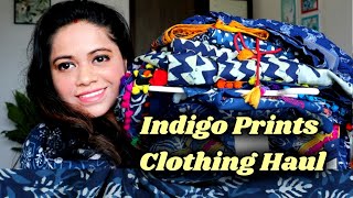 Indian Fashion Haul: Indigo Prints Kurti, Suit Set, Saree, Skirt, Palazzo Haul Collection #HindiVlog